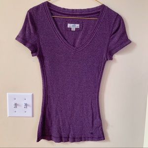 Purple fitted tee
